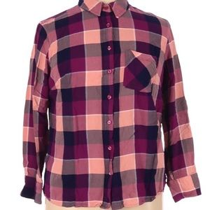 2/$20 Ava &Viv Flannel shirt Cozy cute button down
